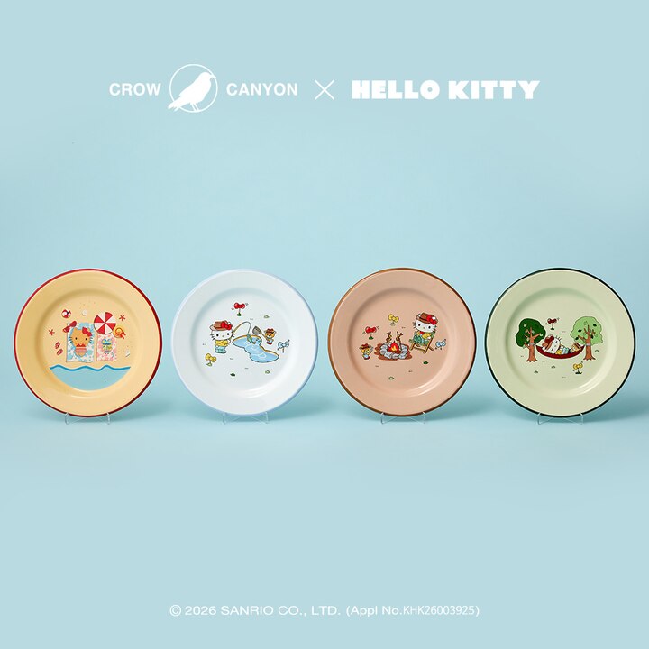 [오늘의집] 크로우캐년 CCH x HELLO KITTY 플랫플레이트