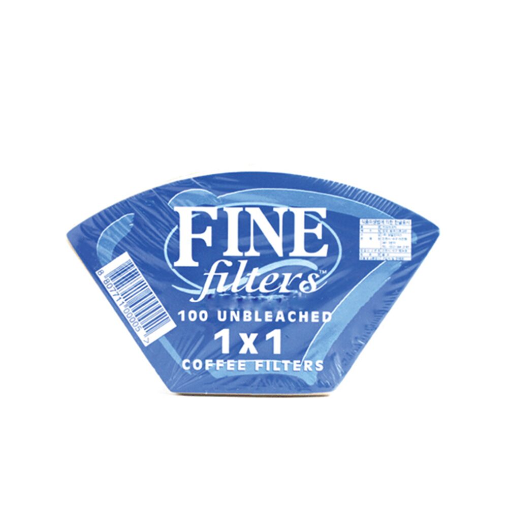 FINE 파인 커피필터 핸드드립 여과지 소 100매 (1x1)