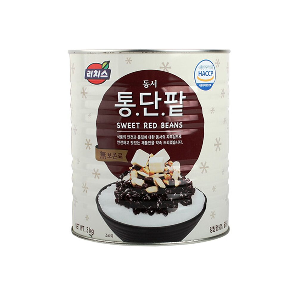 동서 리치스 통단팥 3kg 빙수 팥