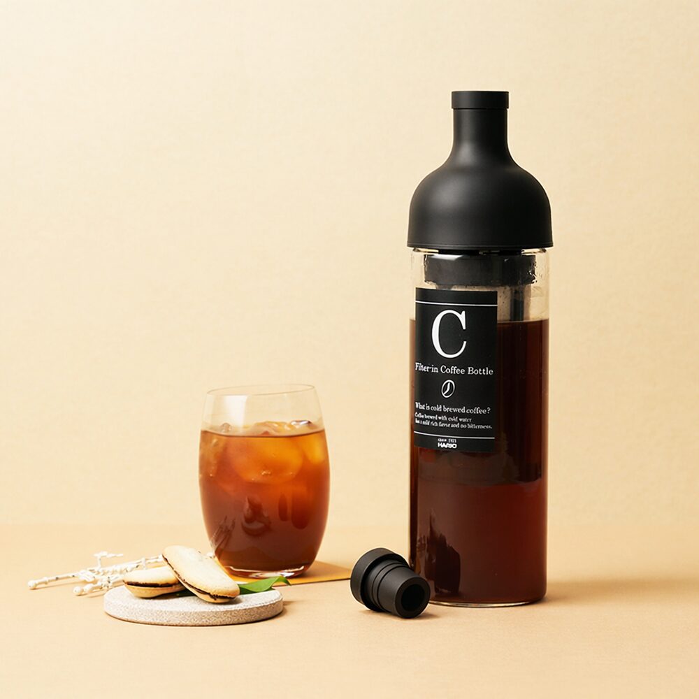 하리오 필터 인 커피보틀 650ml 블랙(FIC-70-B) 더치커피 메이커