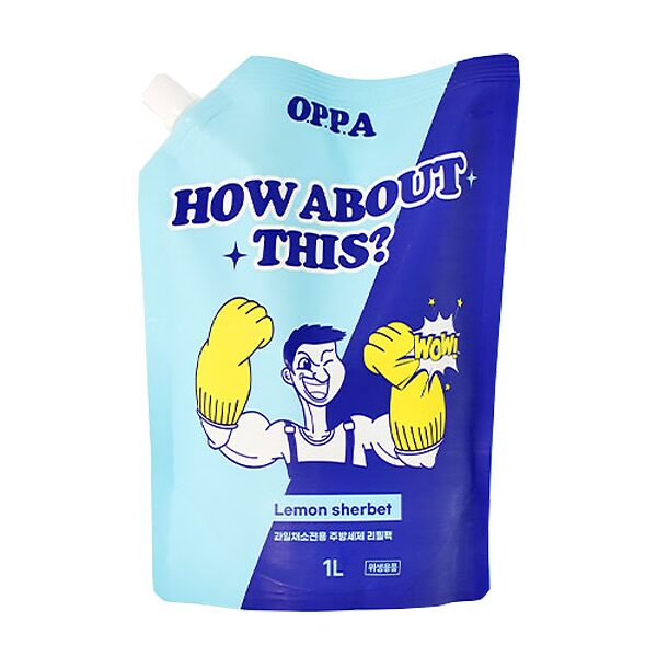 오피피에이 EWG 그린등급 과일채소전용 주방세제 리필팩 1000ml
