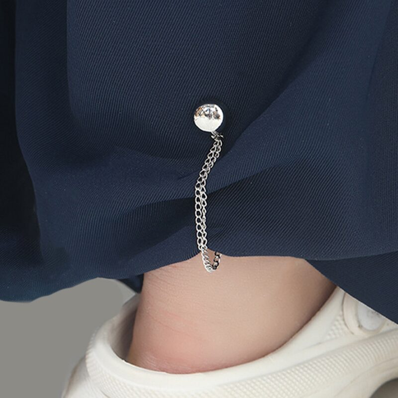 자석 청바지 바지 소매 밑단 고정 기장 줄이기 체인