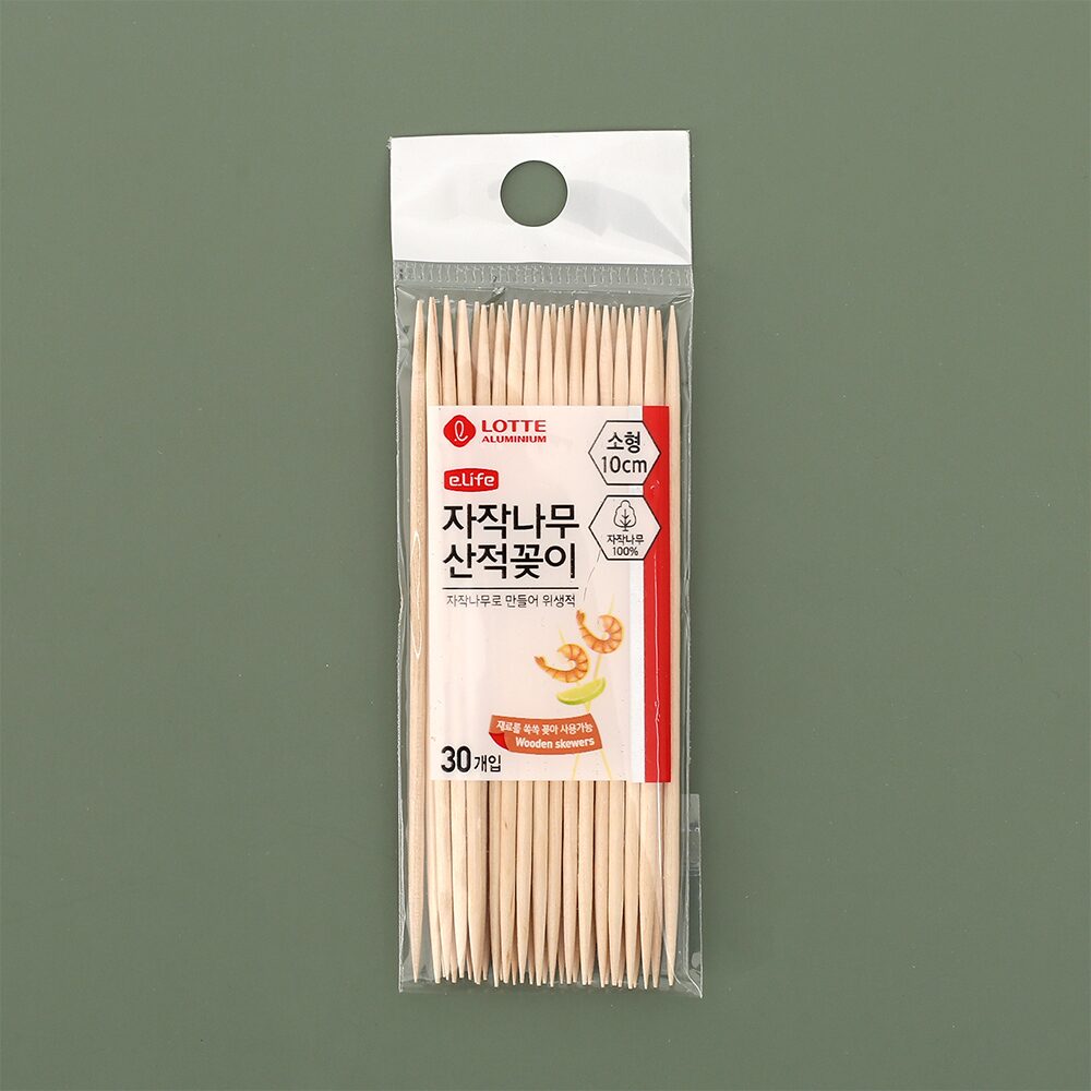 자작나무 산적꼬치 30개입(10cm)