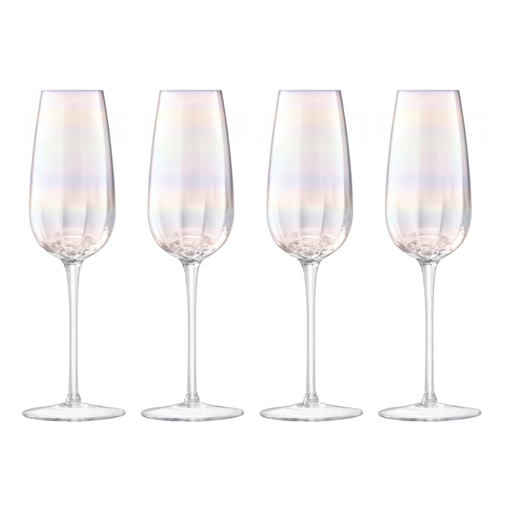 펄 진주 플룻 샴페인잔 4P세트 250ml