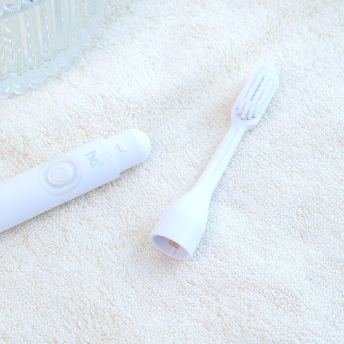 하이 음파 전동칫솔 화이트 리필모_휴대용 음파칫솔