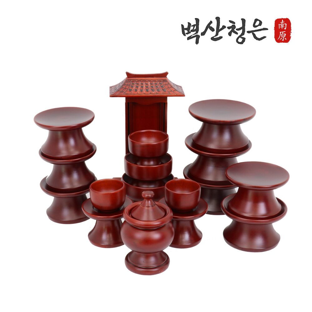 벽산청은 남원정품 민속 오리목 간편제기세트 17p