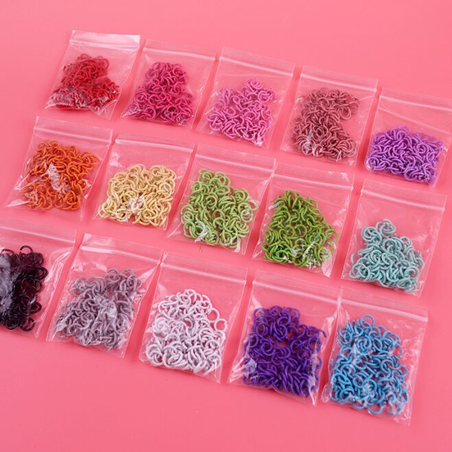 8mm 컬러 O링 악세사리 스트랩 비즈 부자재 15color (10개입)