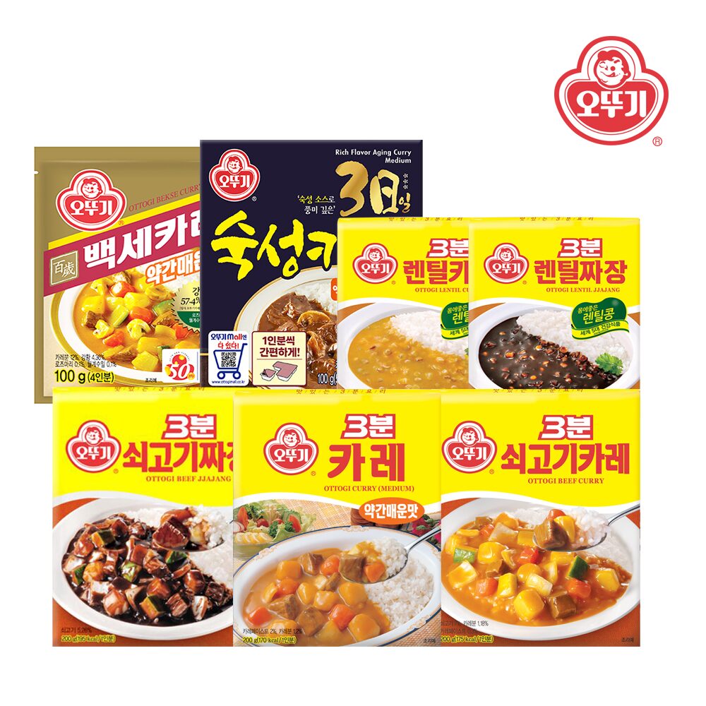 3분 카레&짜장 200g 13종 택1(3분카레/3분짜장/쇠고기카레/쇠고기짜장)
