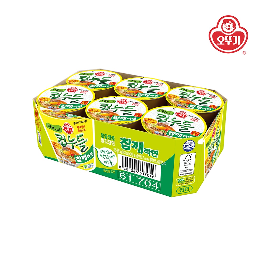 컵누들 참깨라면 컵 (37.5g*6)