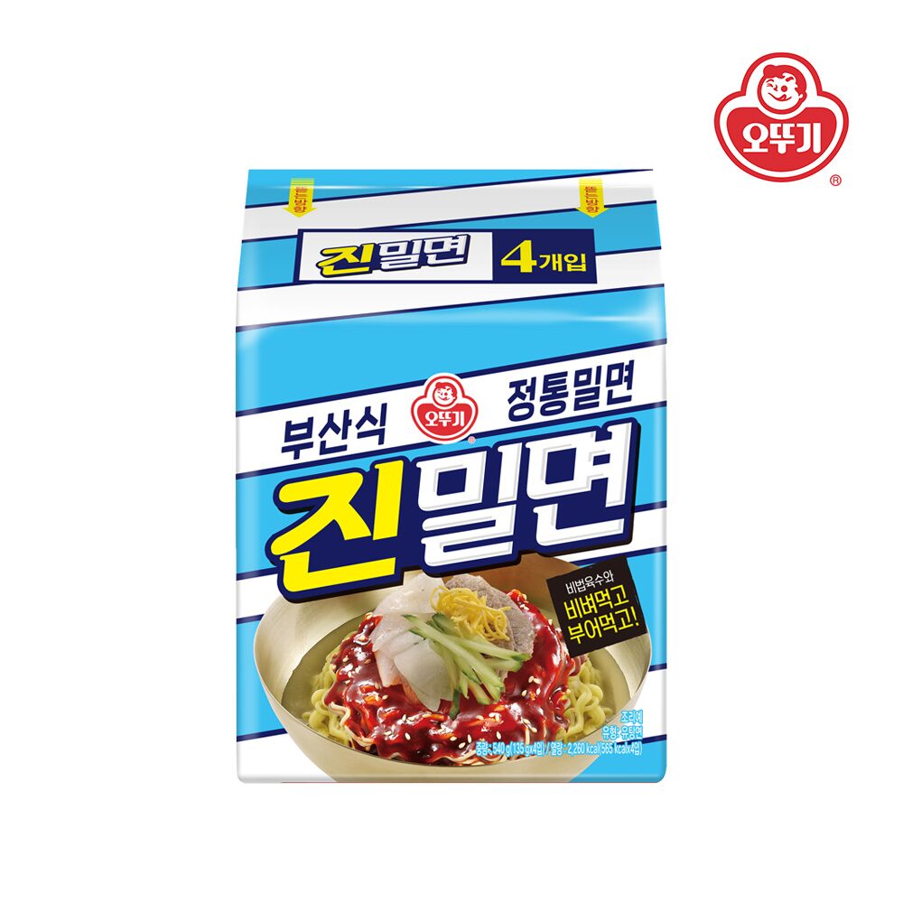 오뚜기 진밀면 135g*4개