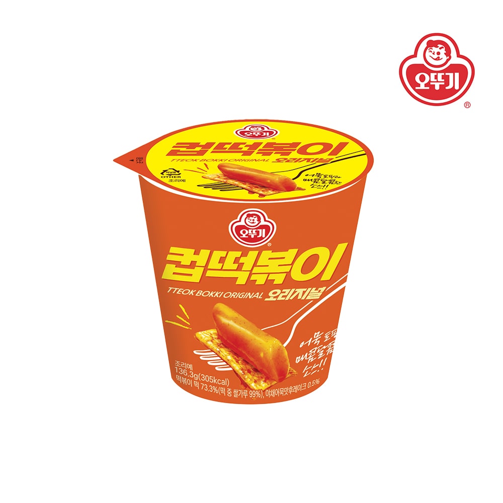 오뚜기 컵떡볶이 오리지널 136.3g