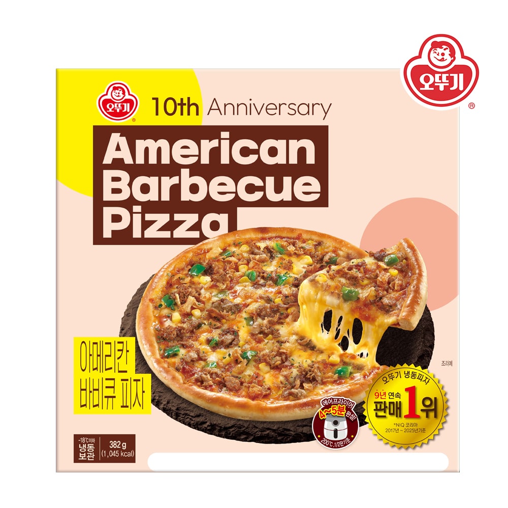 아메리칸 바비큐 피자 382g