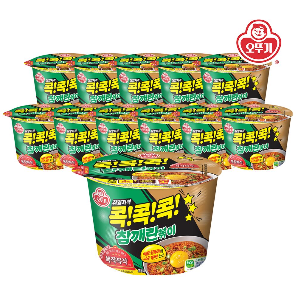 콕콕콕 참깨란볶이 용기 110g 12개