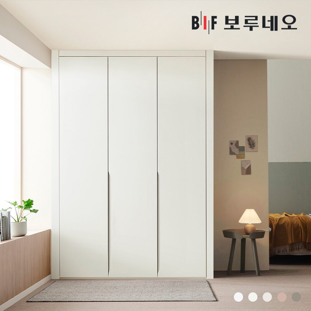 히든하프 작은방 붙박이장 여닫이 10cm 매립손잡이 E0등급 4자 5자 6자 7자
