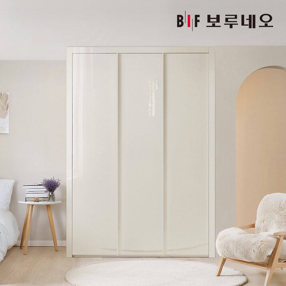 글램 하이그로시 여닫이 작은방 붙박이장 10cm E0등급 5자 6자 7자