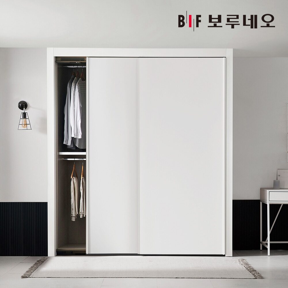나비드 작은방 붙박이장 슬라이딩 10cm PET소재 E0등급