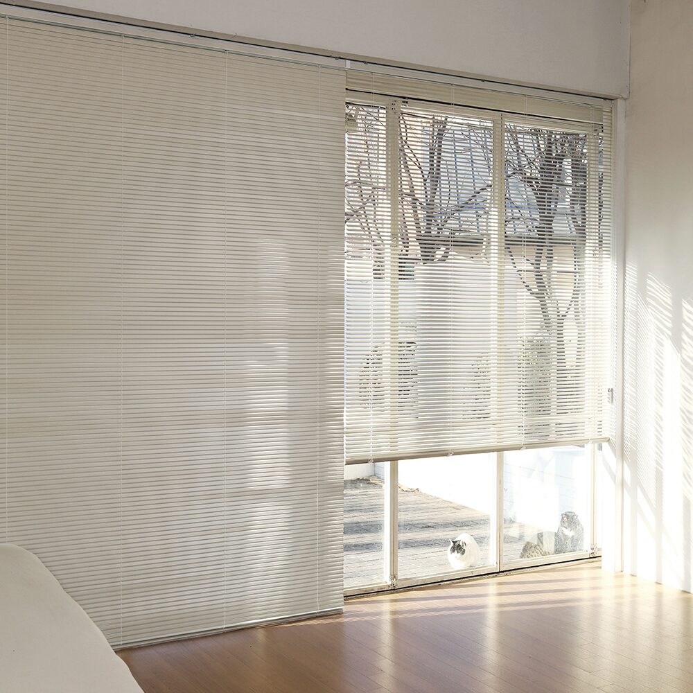창안애 25mm 미라클 알루미늄블라인드 원코드 셔터시스템 방수 거실 창문 30x30