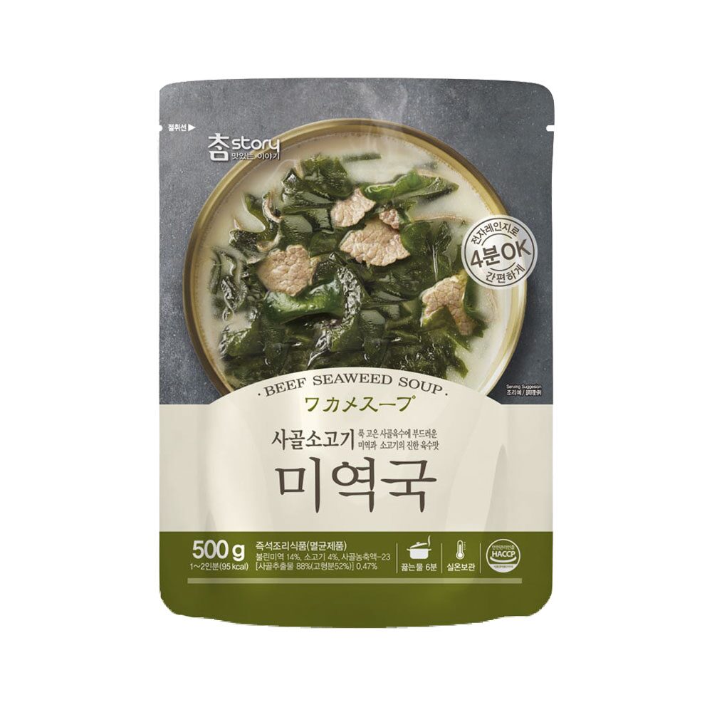 참스토리 사골소고기미역국 500g x1개