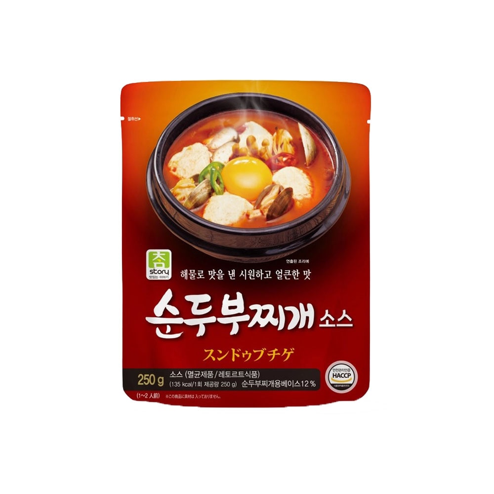 참스토리 순두부찌개 소스 250g x1개
