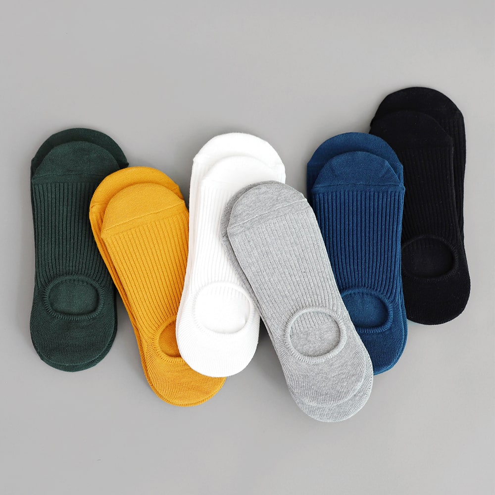 안벗겨지는 페이크삭스 두꺼운 덧신양말 2세트 (여성용/남성용) 6colors