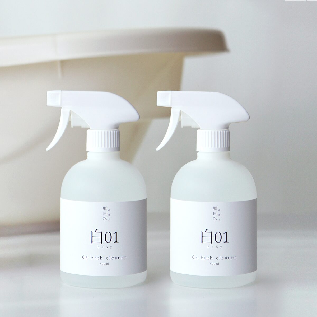 순백수 아기욕조클리너 500ml 1+1