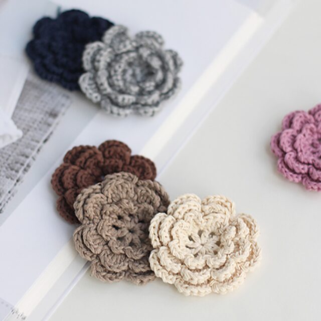 플라워 니트 코싸지 2p set(6color)