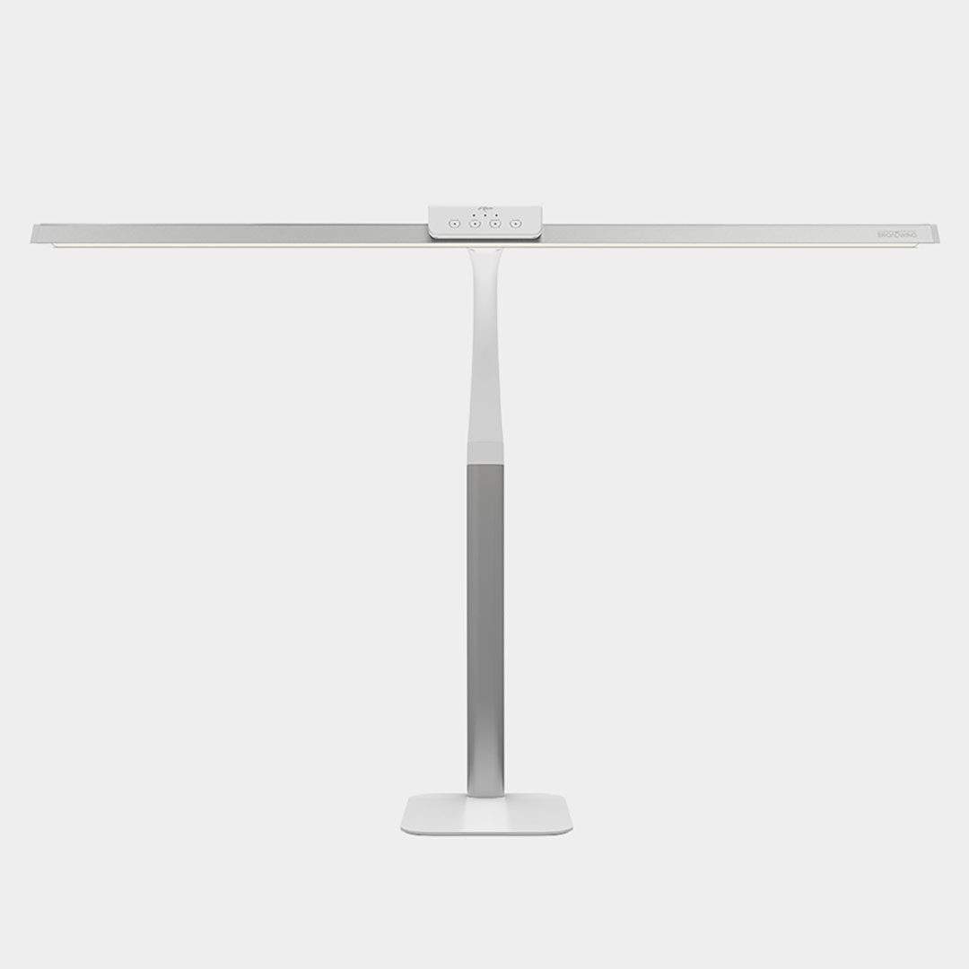브로드윙K 화이트 베이스 LED 와이드 스탠드 LSP-9000WH 책상 조명