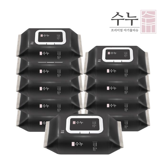 아기물티슈 올록볼록(72매) 10팩
