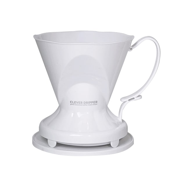 미스터 클레버 커피 드리퍼 웨이브 화이트 S 300ml 핸드드립용품
