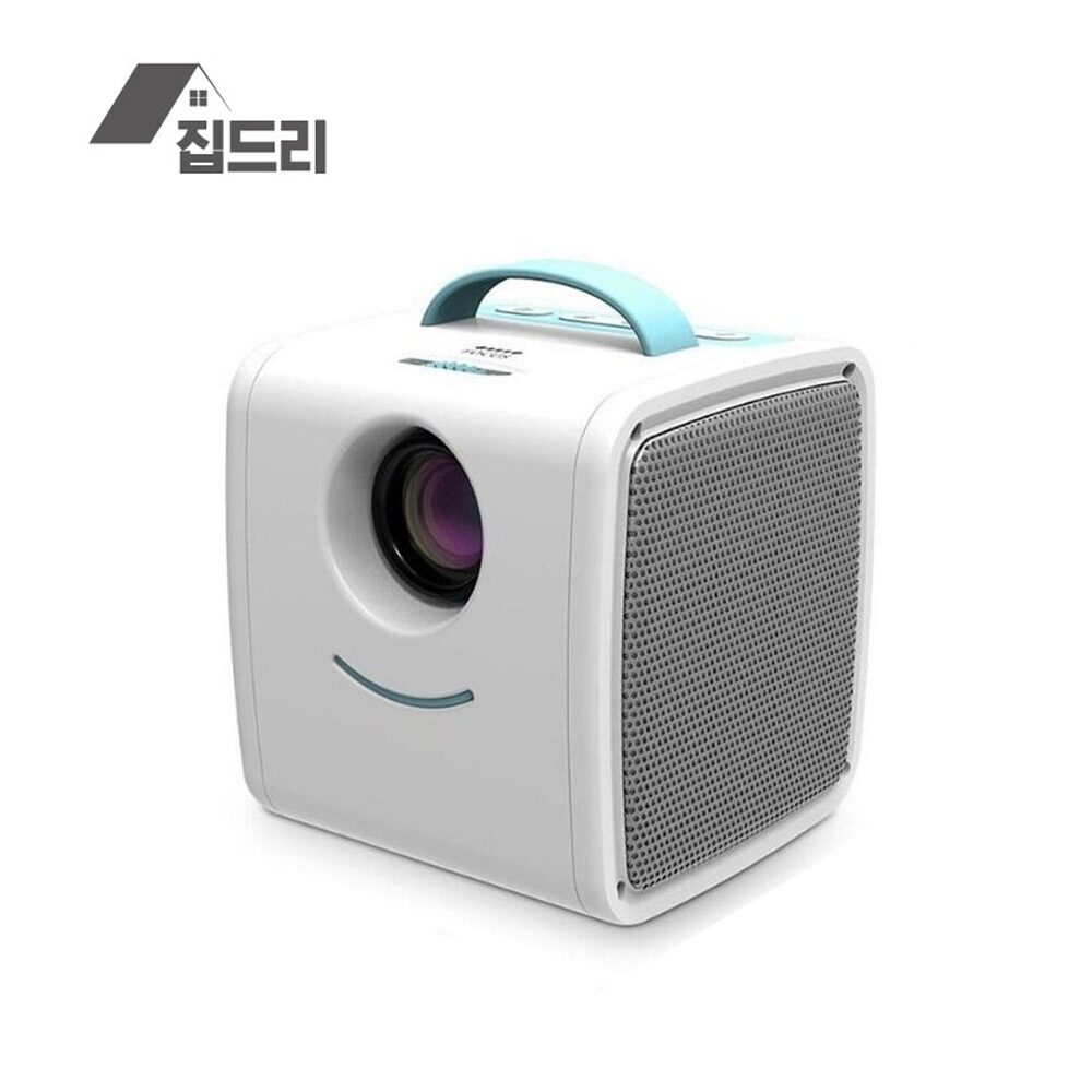[해외] 캠핑용 감성 휴대용 미니 빔프로젝터 Q2 (USB/보조배터리충전)