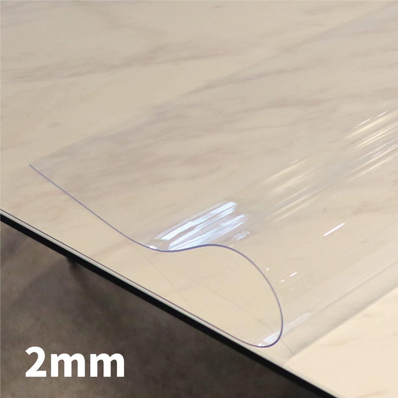 2mm 책상 데스크매트 유리대용 테이블 PVC 투명매트