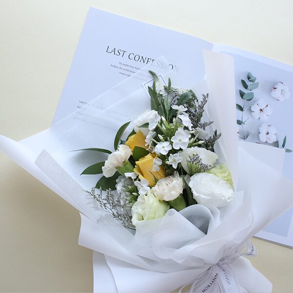 당신은 소중한 사람이예요 생화꽃다발(유리화병 포함)