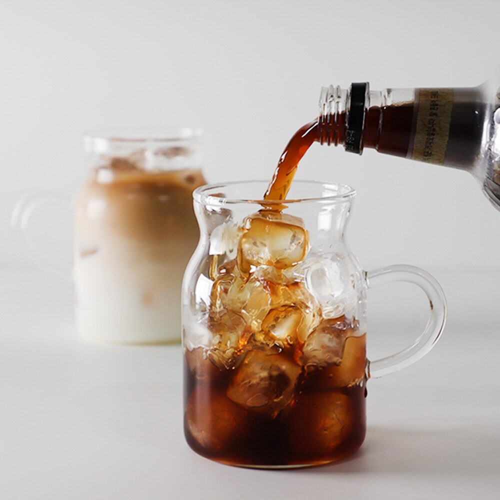밀키 내열유리 머그컵 500ml