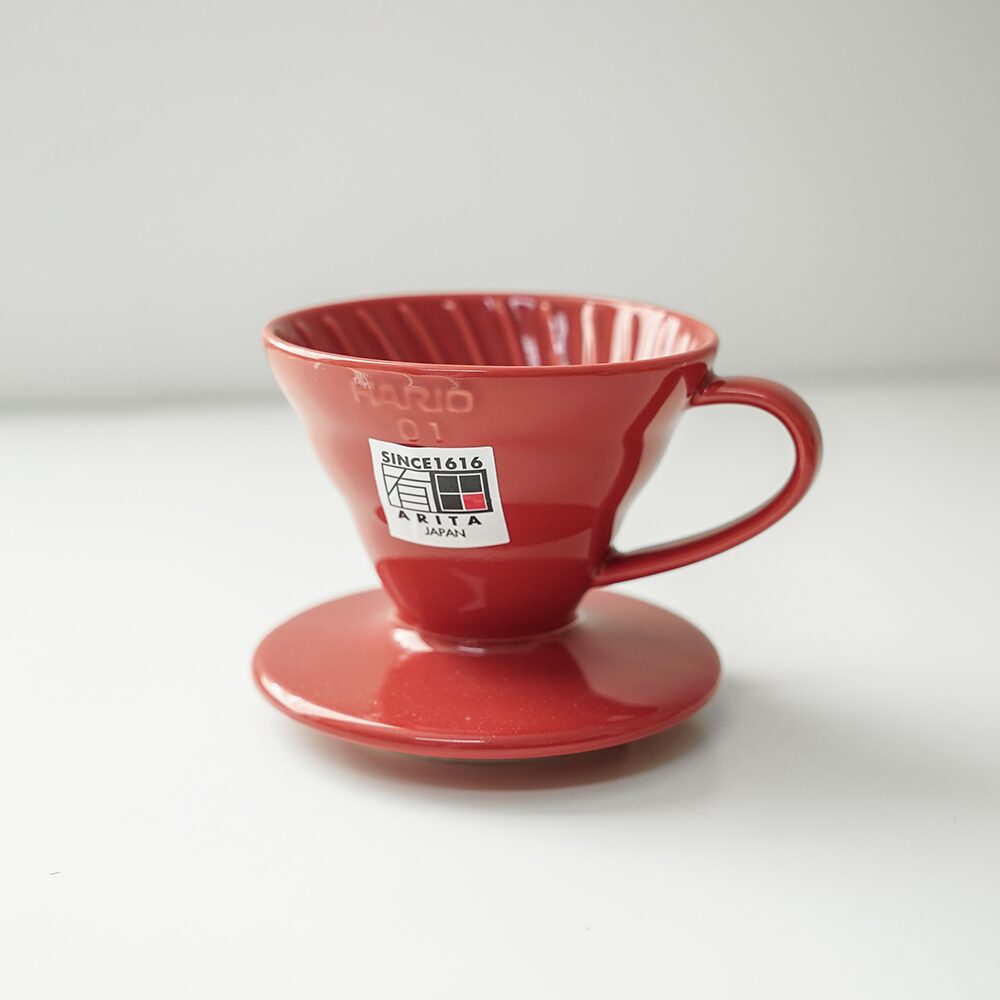 V60 커피 세라믹 드리퍼 1~2인 VDC-01R(레드)