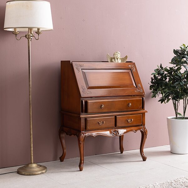 클래식 엔틱 레시피 피아노 책상