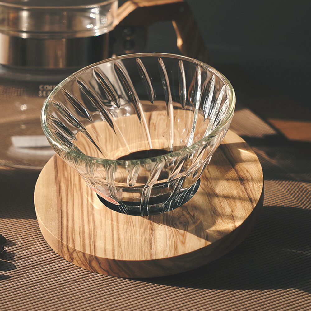 V60 커피 올리브우드 드리퍼 1~2인 VDG-01-OV