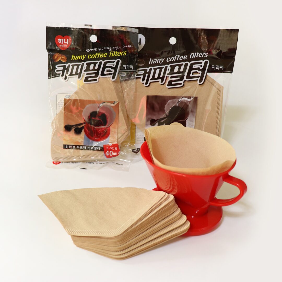 커피필터 원두커피 여과지 2~5인용, 5~10인용 40매