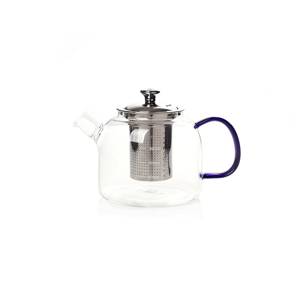 이탈리아노 직화 내열유리 티포트 티팟 세트_티주전자 1000ml