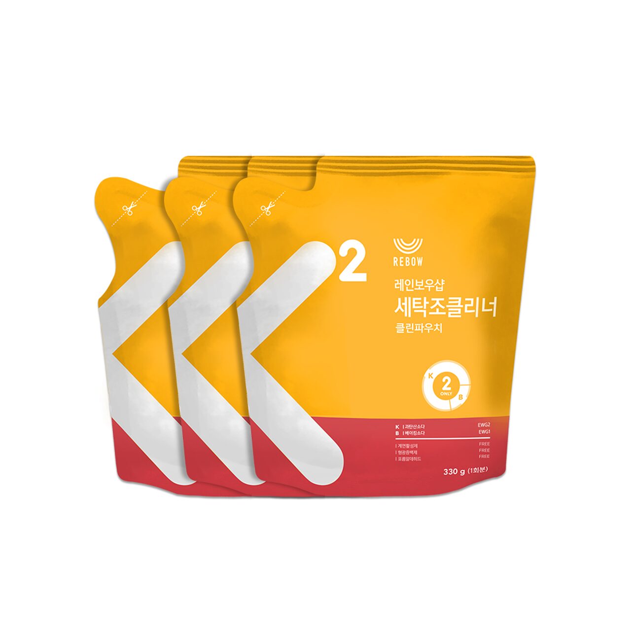 세탁조클리너 클린파우치 330gx3