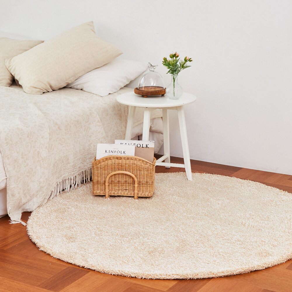 고급스러운 벨로 원형 러그 카페트 4size / 4colors