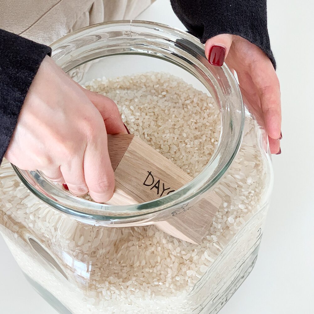 피너츠 글라스자 쌀통 잡곡통 7L