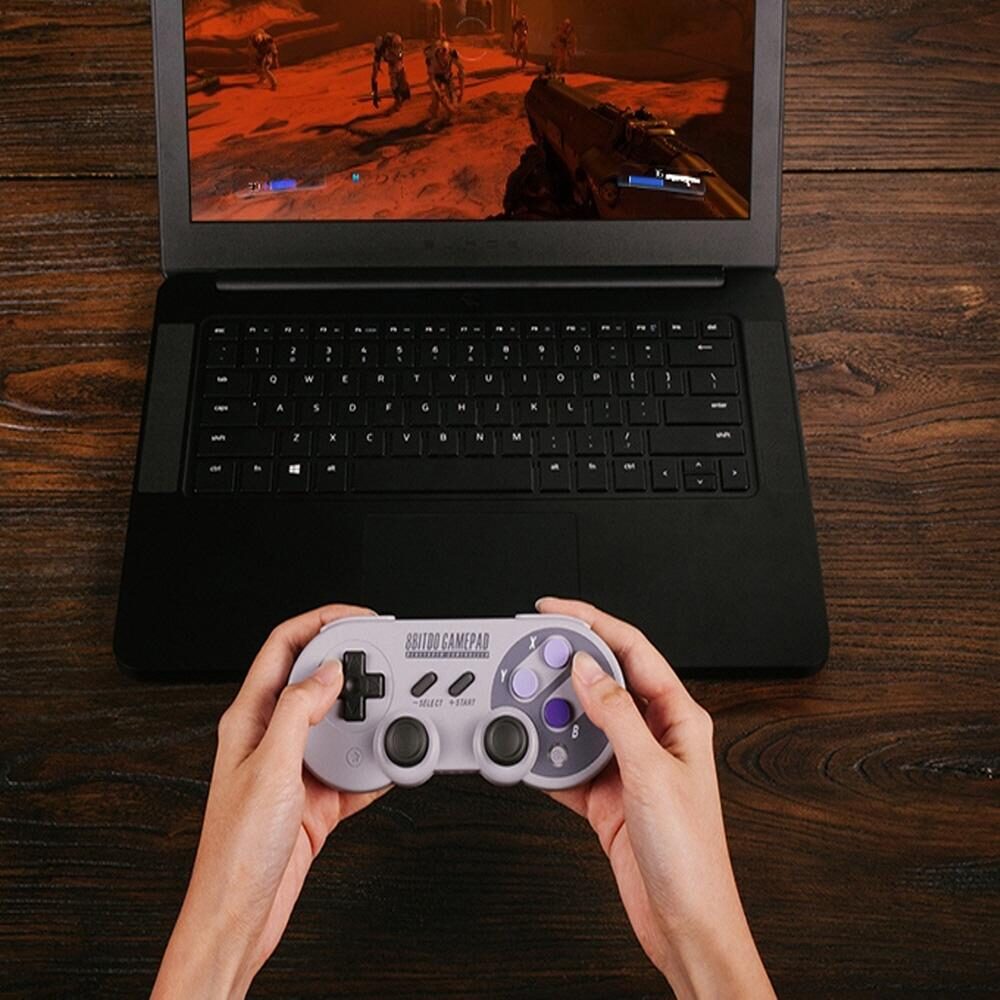 [해외] 무선 아케이드 게임 조이스틱 컨트롤러 SN30PRO