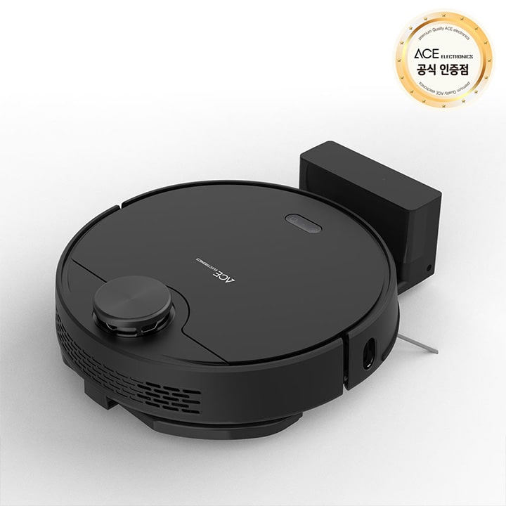 ARC-312 스마트 로봇청소기+물걸레 블랙 LDS센서 BLDC모터 자동충전