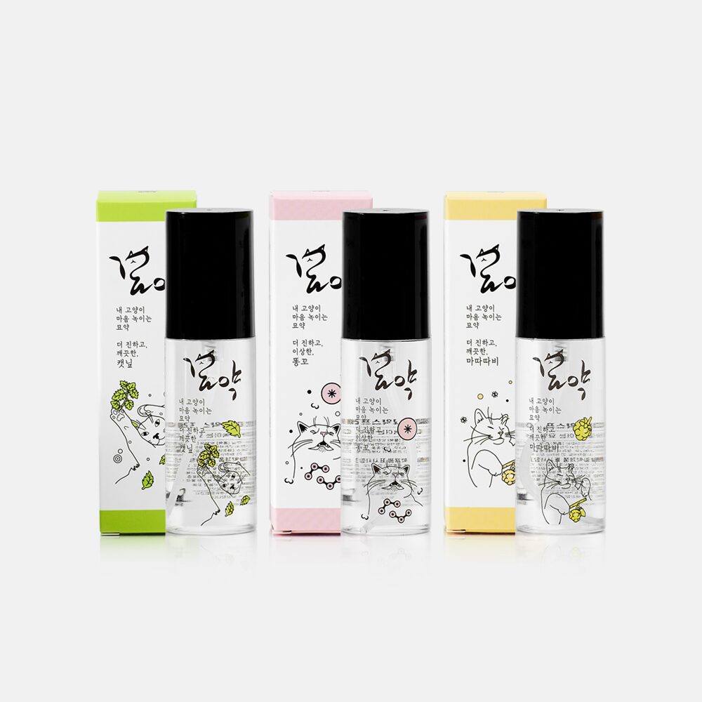 로마 묘약스프레이 50ml (캣닢/마따따비/똥꼬) 고양이장난감