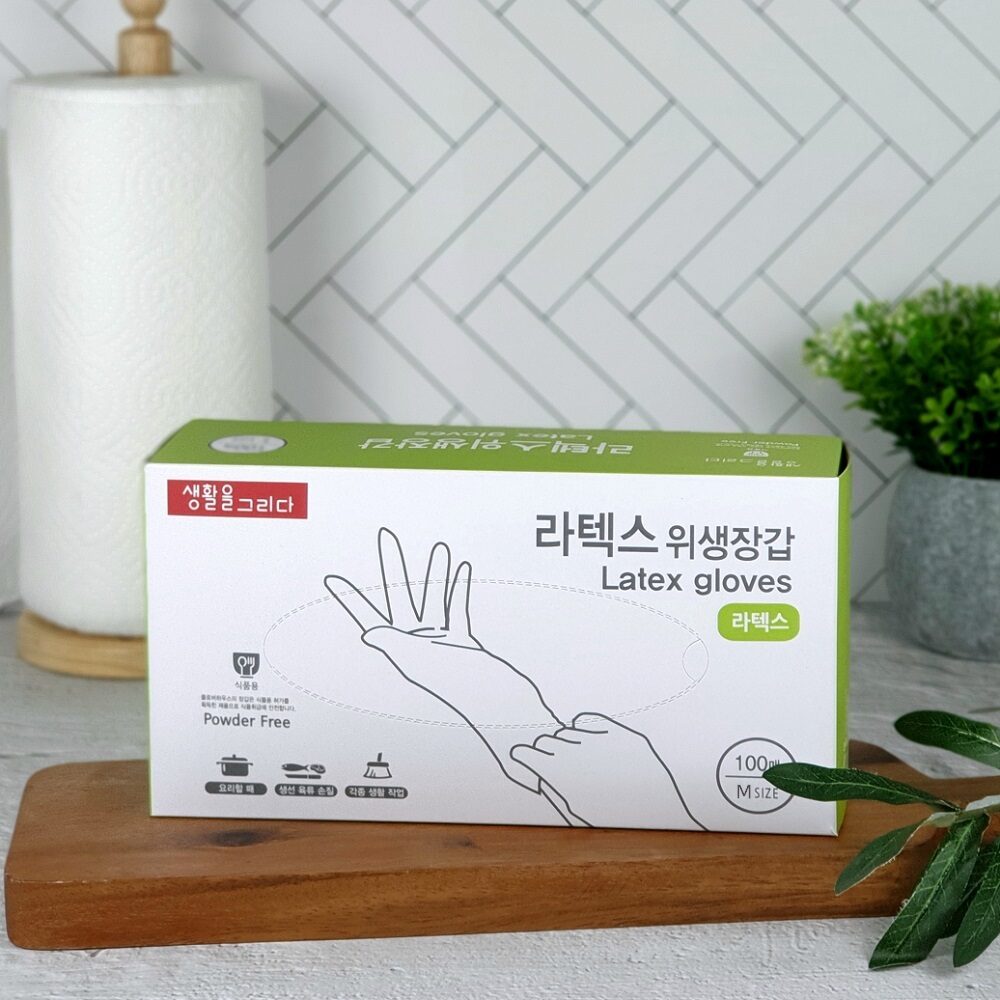 편리한 착용감! 라텍스위생장갑 100매(3size)