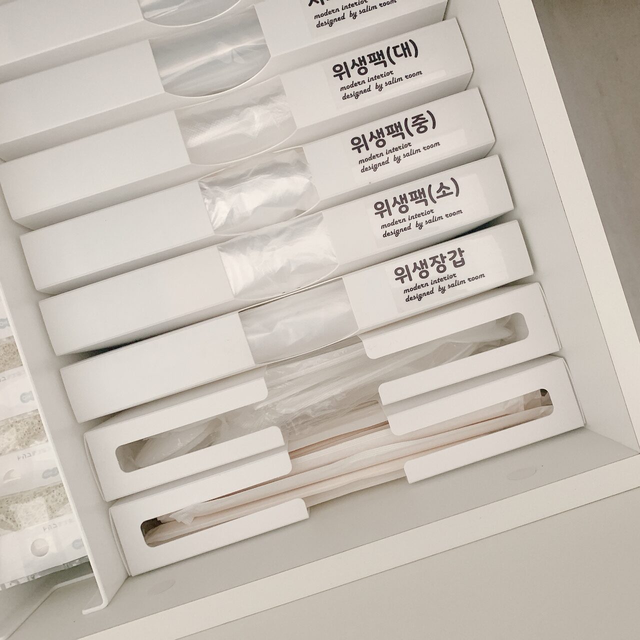 고급나무젓가락정리케이스 빨대정리함