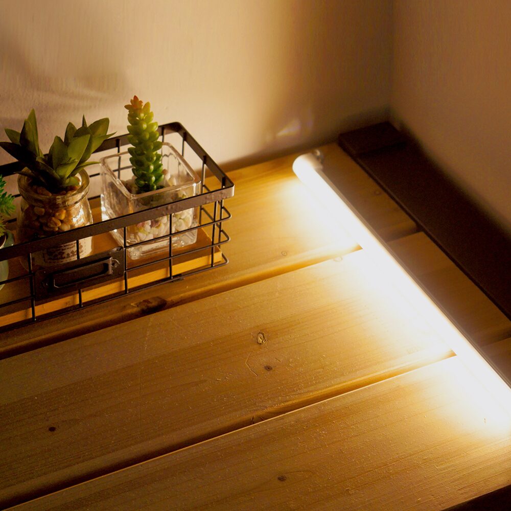 이즈휴 스틱 막대조명 간접 무드등 USB LED 바 옷장 선반 창고 틈새조명_2size
