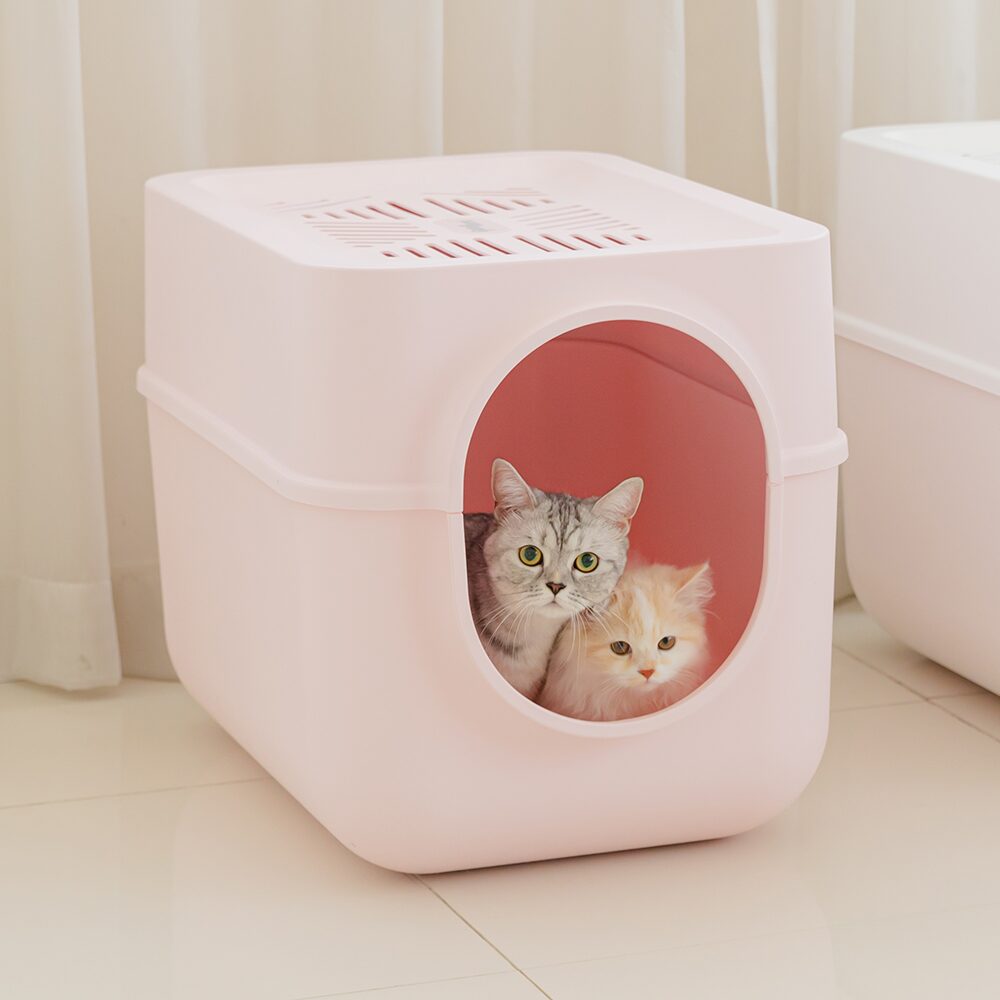 가또페로 냥변기 고양이 화장실(후드형)