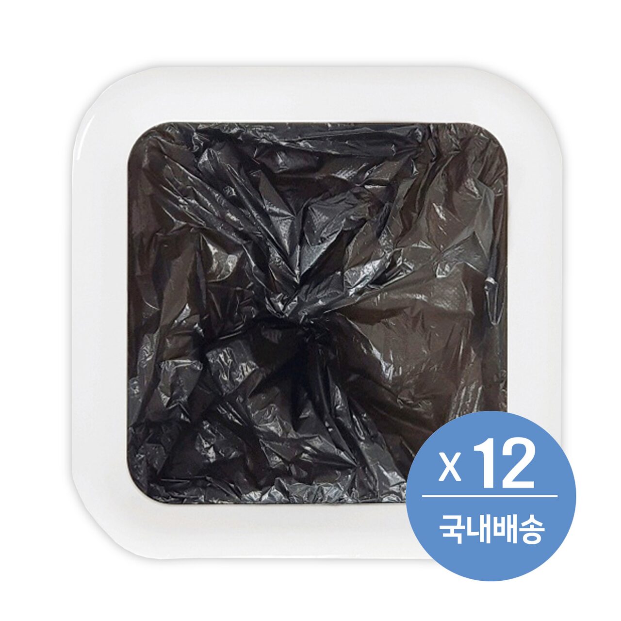 샤오미 쓰레기통 추가 리필봉투 2세트 12롤