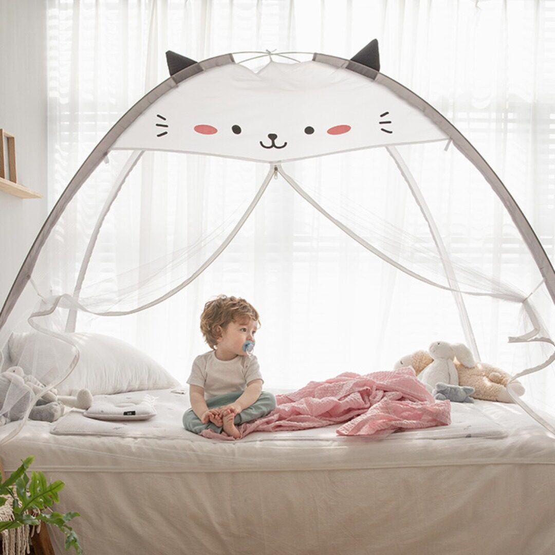 프리미엄 원터치모기장 냥이 3size